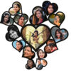 Heart Shaped MDF wall Clocks - 15 Photos