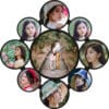 MDF-Photo-Wall-Clock-Round-Shaped-8-Photos-001