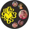 Personalized MDF Clock gold acrylic