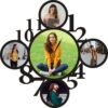 Unique Personalized MDF Clock