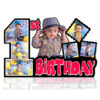 Photo Cutout first Birthday for Kids