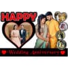 Happy Wedding Anniversary Photo Cutout