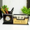 wood Desk Calendar penstand